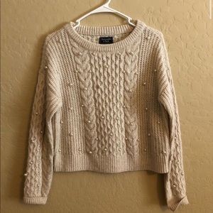A&F beaded sweater